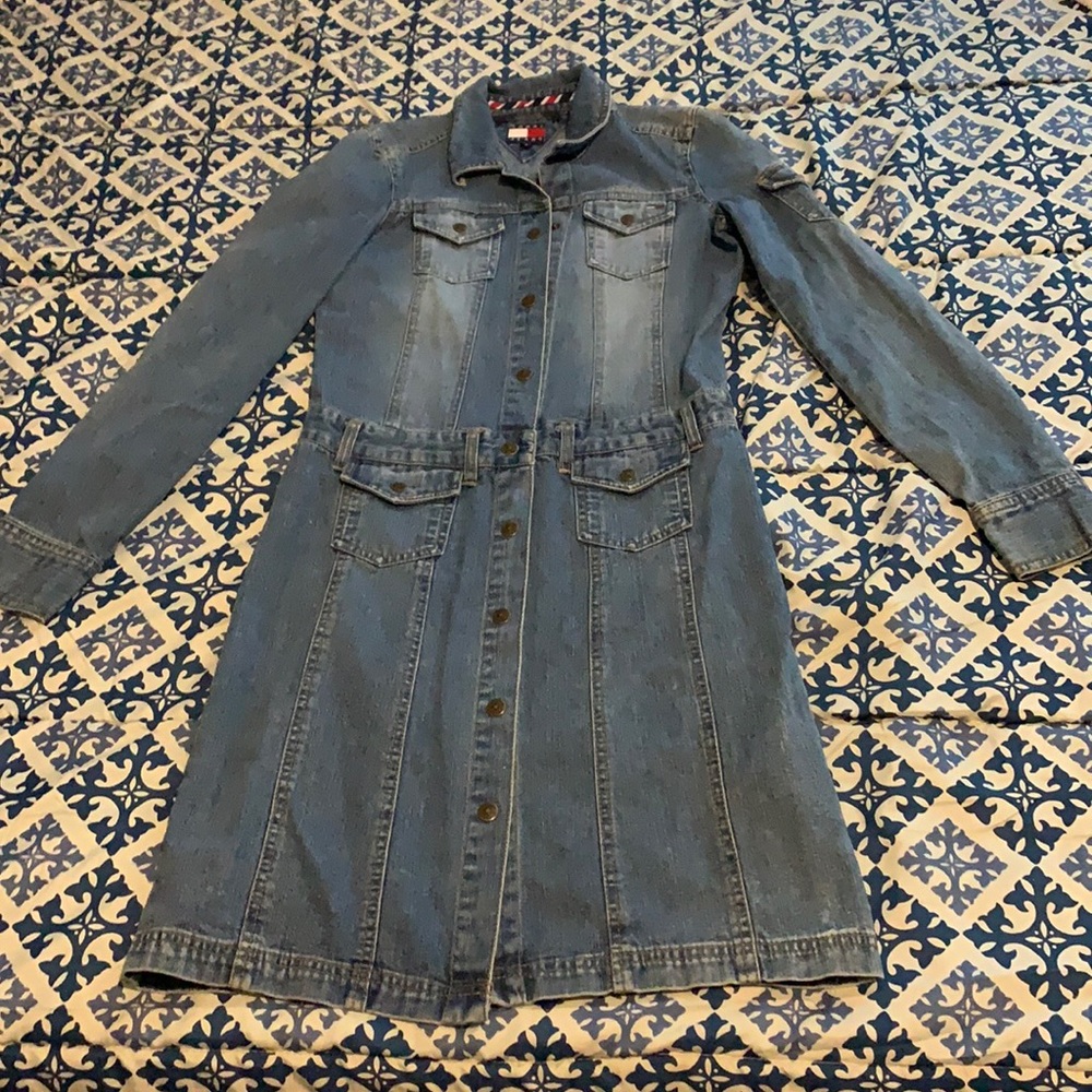 Tommy Jeans denim dress. Size M. 100%cotton.